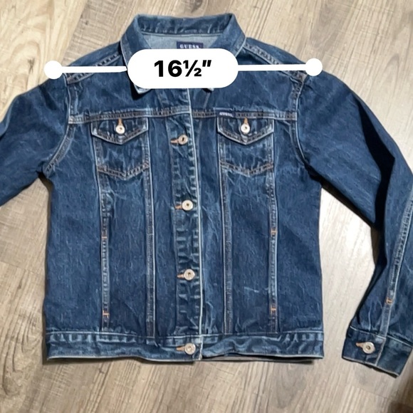 Guess Girls Denim Jacket XL - Picture 8 of 9